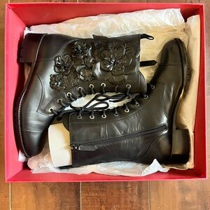 Valentino Garavani floral boot